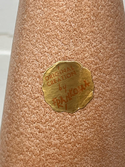 Frankoma MCM Wine Bottle Vase 17" Tall