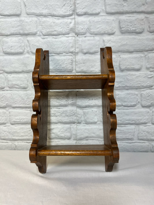 Vintage small oak shelf