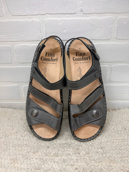 Shoe Size 42 Finn Comfort  Sandals in Metallic Silver/Gray