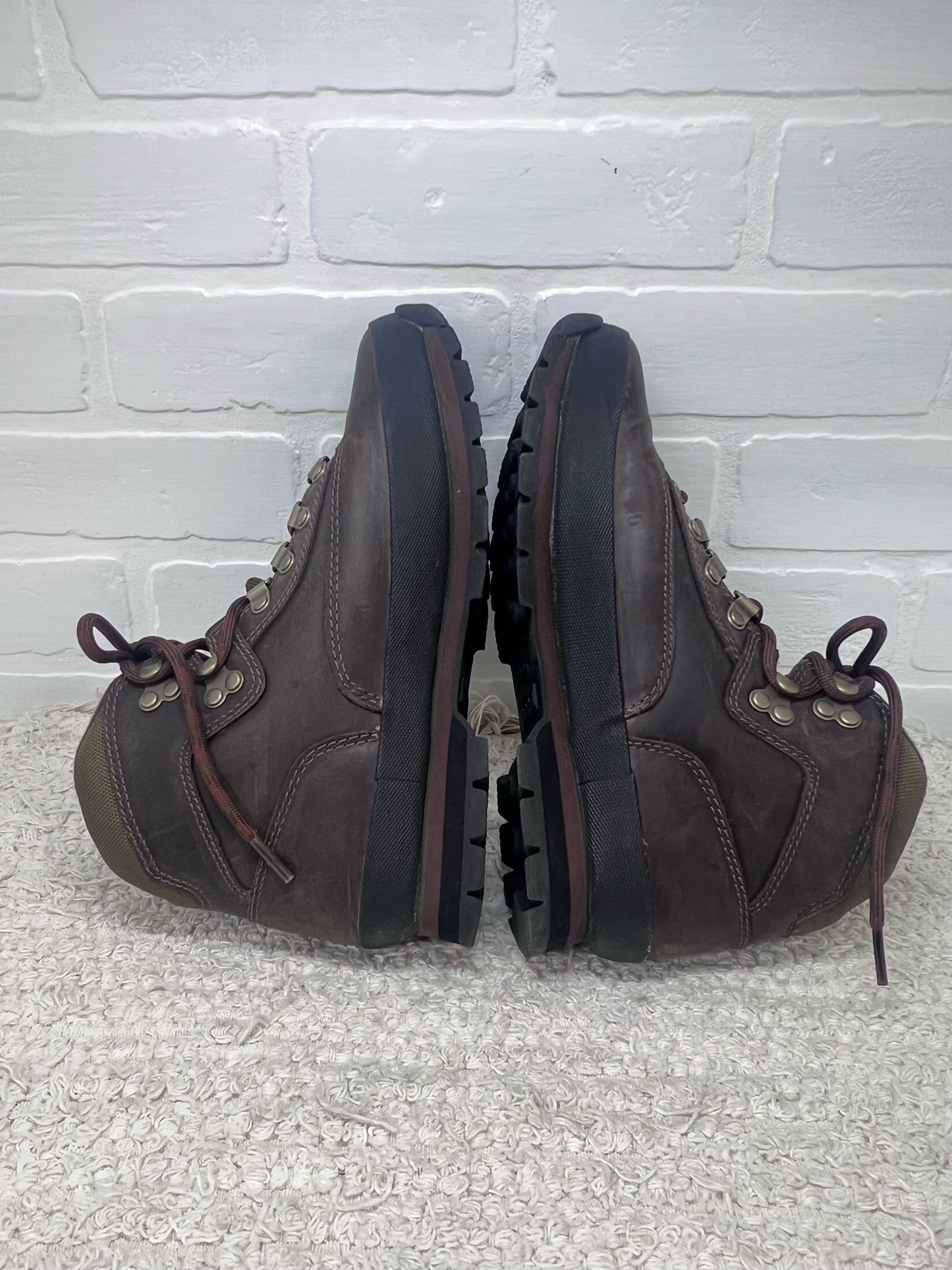 Shoe Size 8 Timberland Euro Hiker Brown Leather Boots