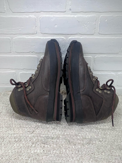 Shoe Size 8 Timberland Euro Hiker Brown Leather Boots