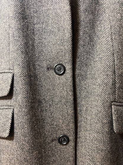 Size 18 Lauren Ralph Lauren Herringbone Tweed  NWT Coat Wool Blend