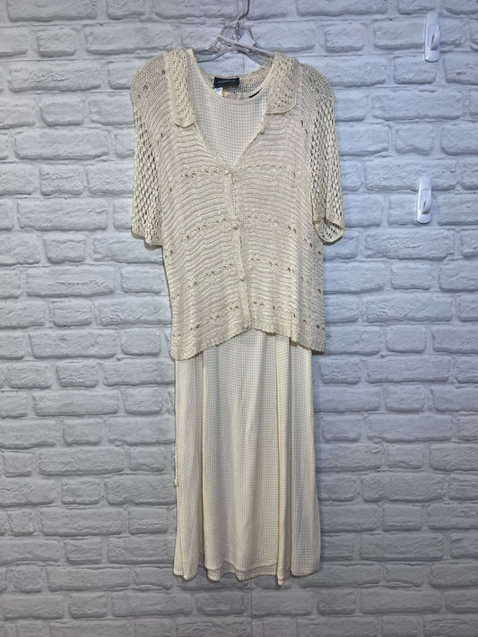 Impulse Brand Vintage 90's Two-Piece Dress & Cardigan Combo