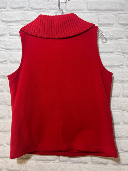 Size XL Land's End Red Fleece Vest
