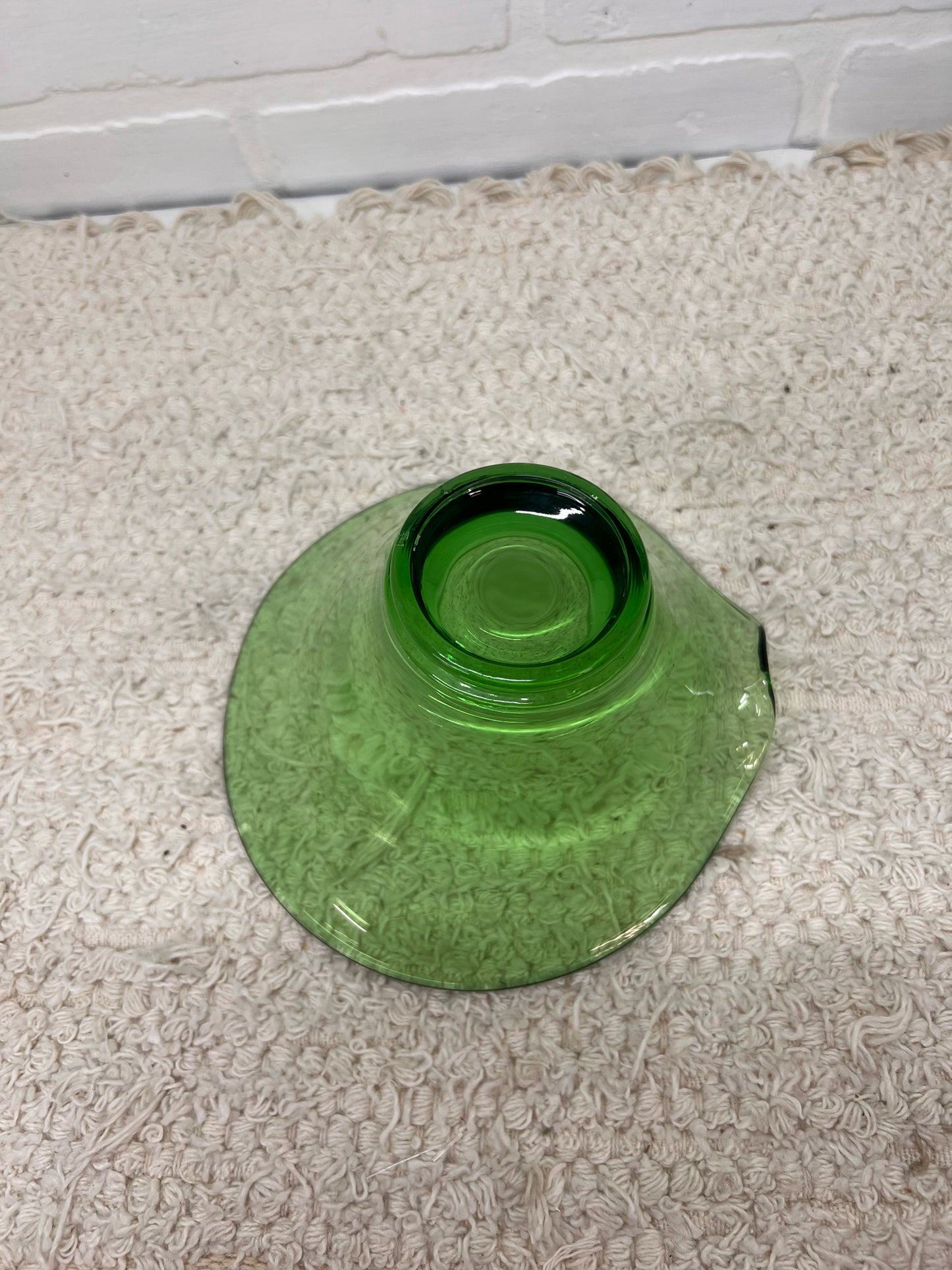 Viking Glass Green Bon Bon Bowl