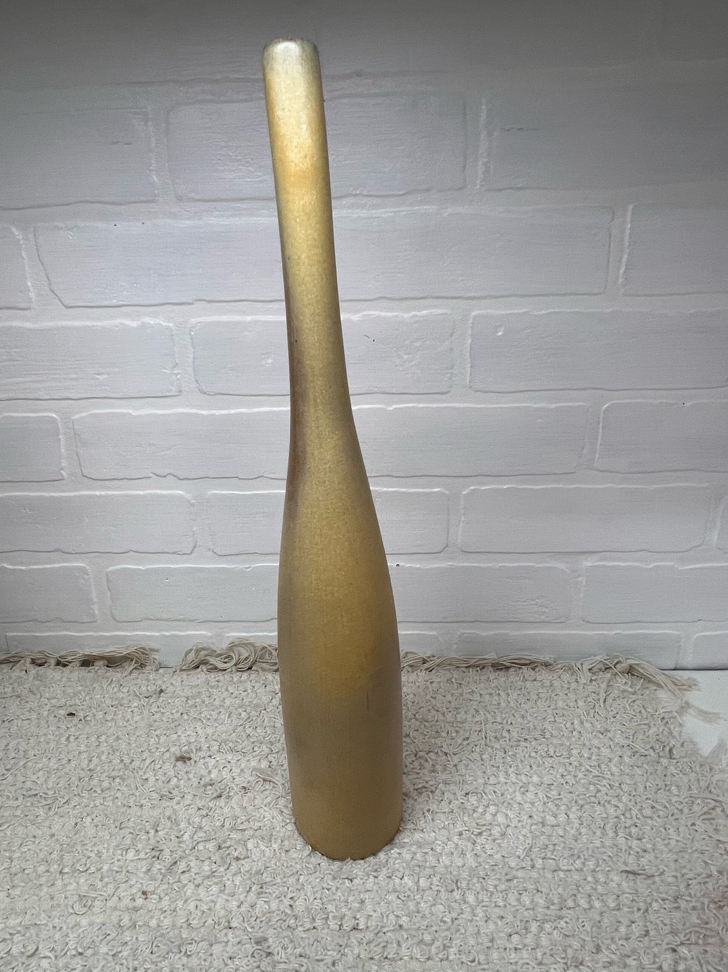 Frankoma MCM Wine Bottle Vase 17" Tall