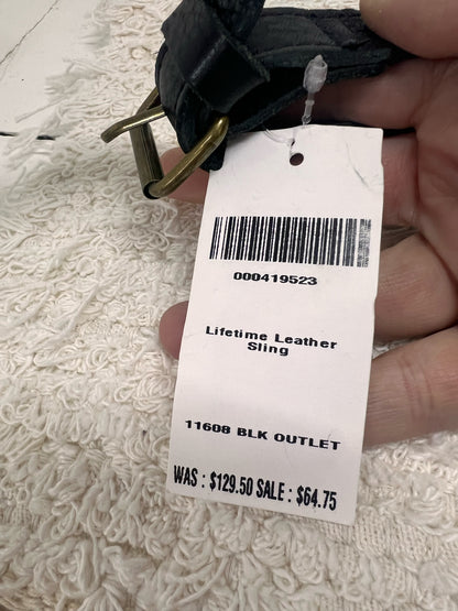 Duluth Trading Co. NWT Lifetyle Leather Sling Bag