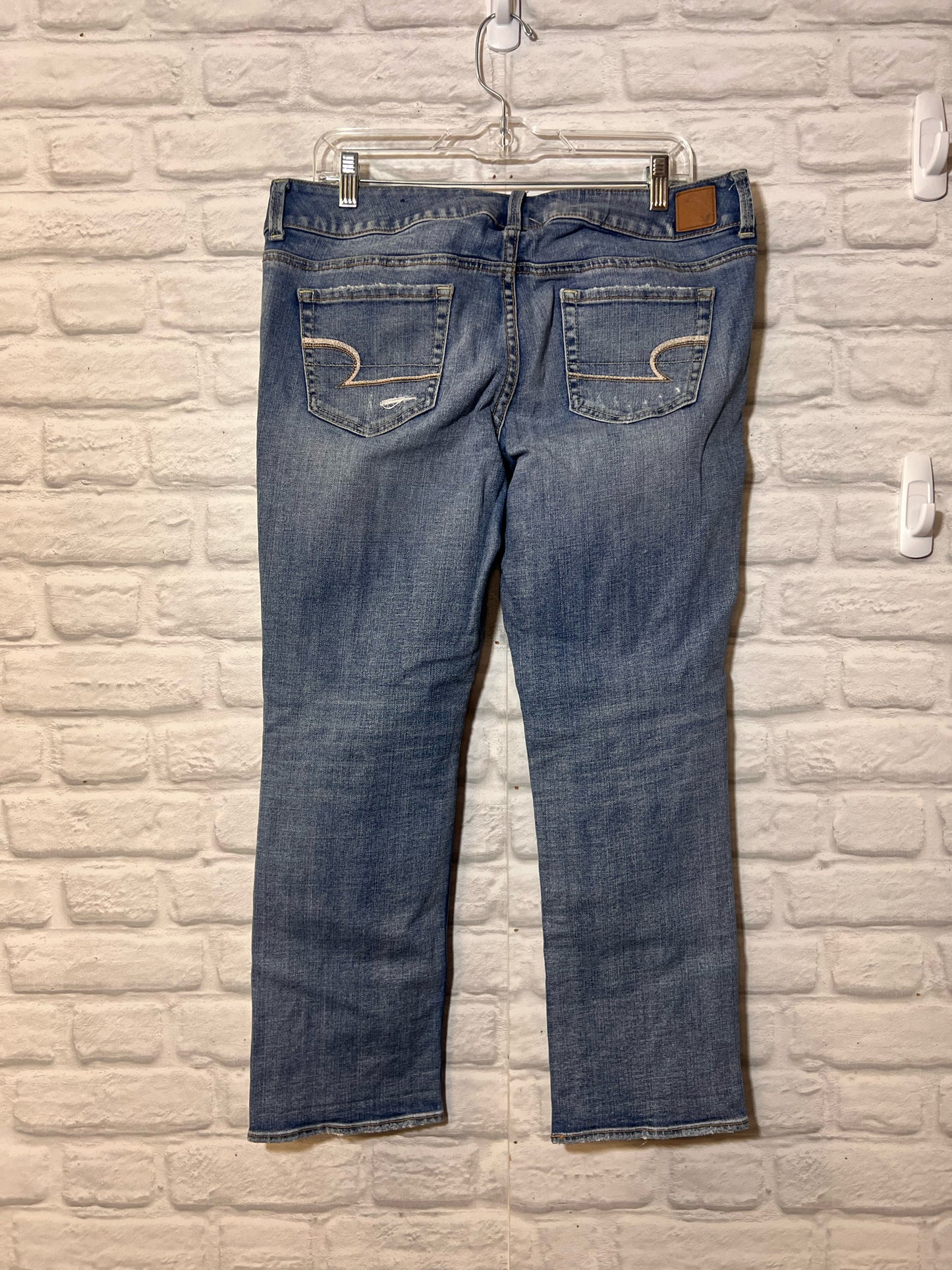 American Eagle Distressed Straight Leg Jeans