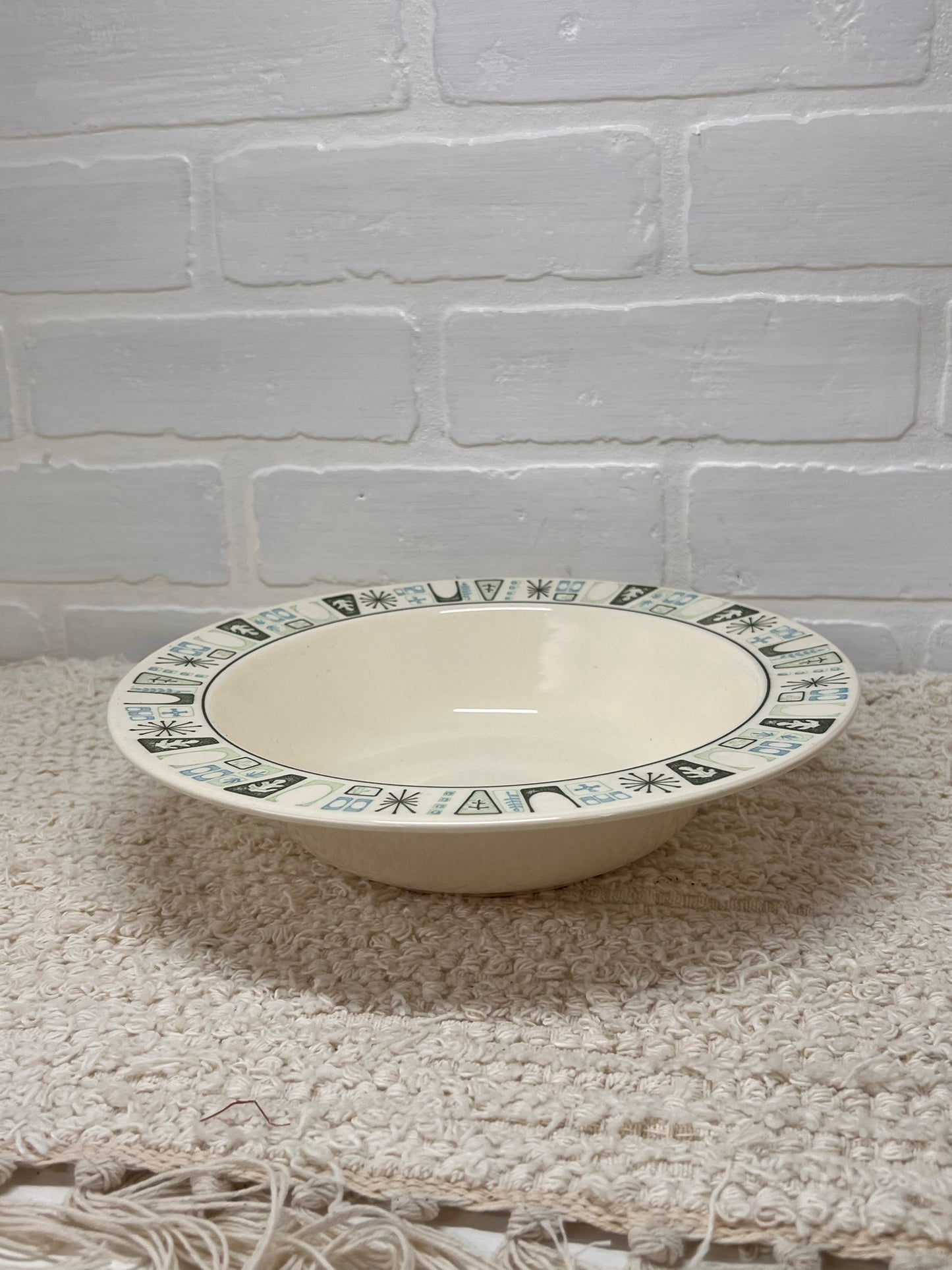 Taylorstone MCM Atomic Serving Bowl Cathay