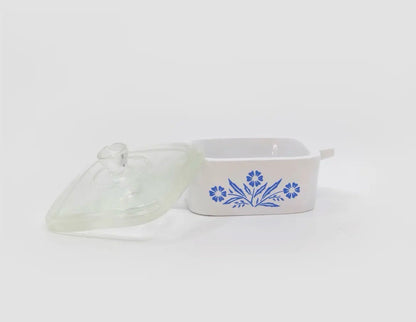 Pyrex or Corningware Inspired Ceramic Trinket Dish