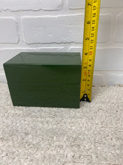 Syndicate Mfg. Co. Recipe Box - Sold Dark Green