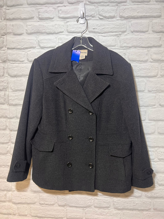 Size Petite XL St. John's Bay Wool Blend Peacoat