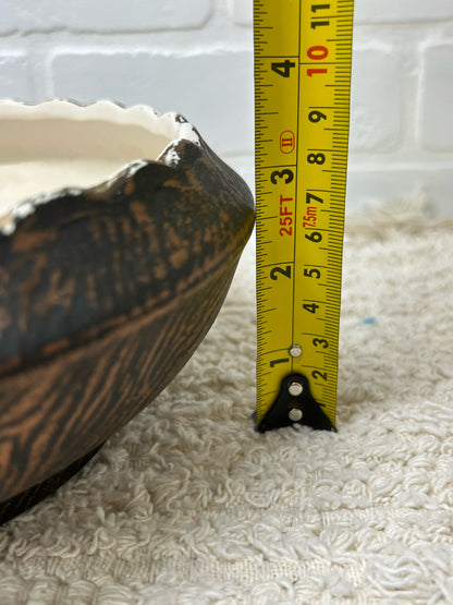 McCoy pottery shallow bulb dish 1960s