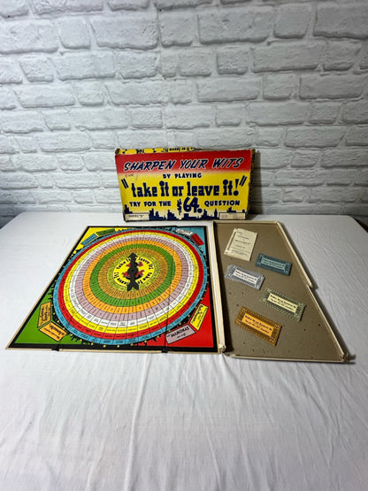 Vintage 1940's 'Take it or Leave it' board game