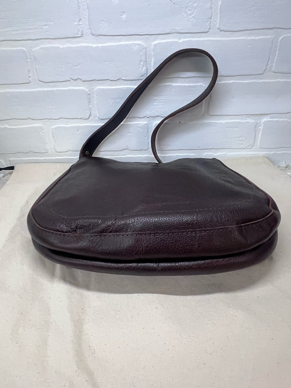 WILL Leather Goods Pebbled Leather Shoulder Bag