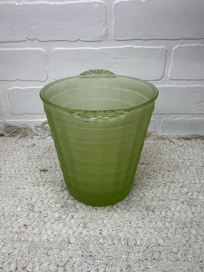1930's Uranium Glass Frigidaire Ice Bucket