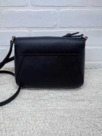 Kate Spade Monica Mini Flap Crossbody in Black Leather