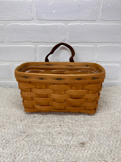 Small Longaberger Wall  Hanging  Basket Dated 1998