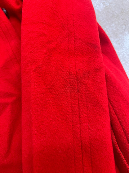 Vintage Penguin Red Wool Coat Size 6