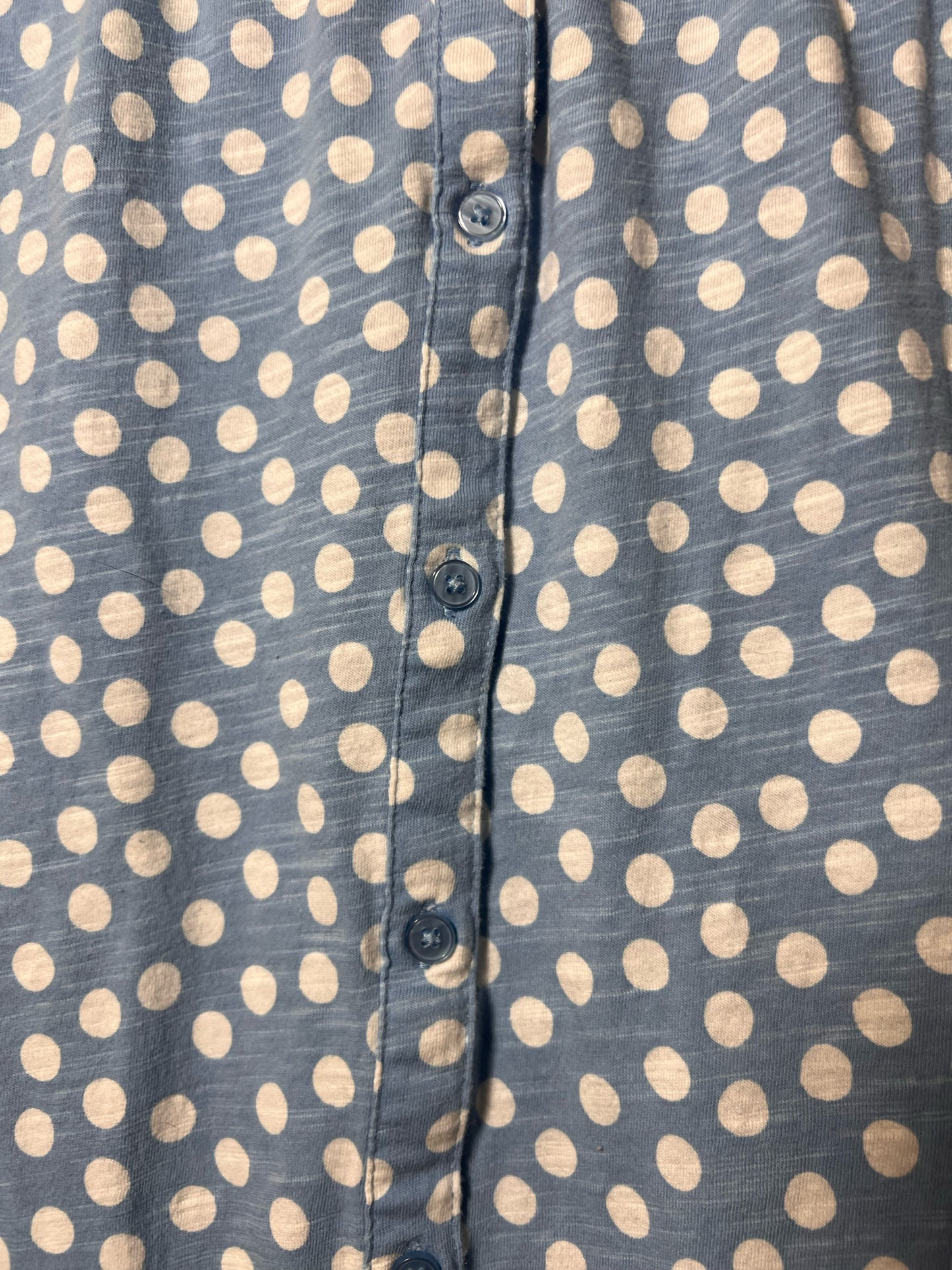 Size 10 Boden Cotton Knit Polka Dot Blouse