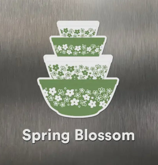 Pyrex Inspired Bowl Stack Magnet