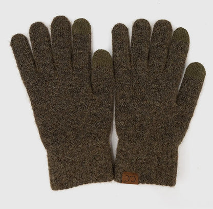 CC Recycled Yarn Touchscreen Gloves – Heather Colors Unisex