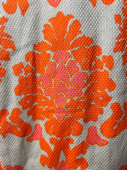 Size 12 Boden orange floral cotton dress