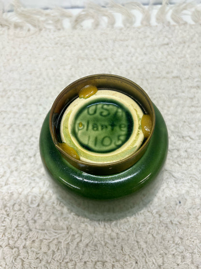 Green Vintage Plant Pot