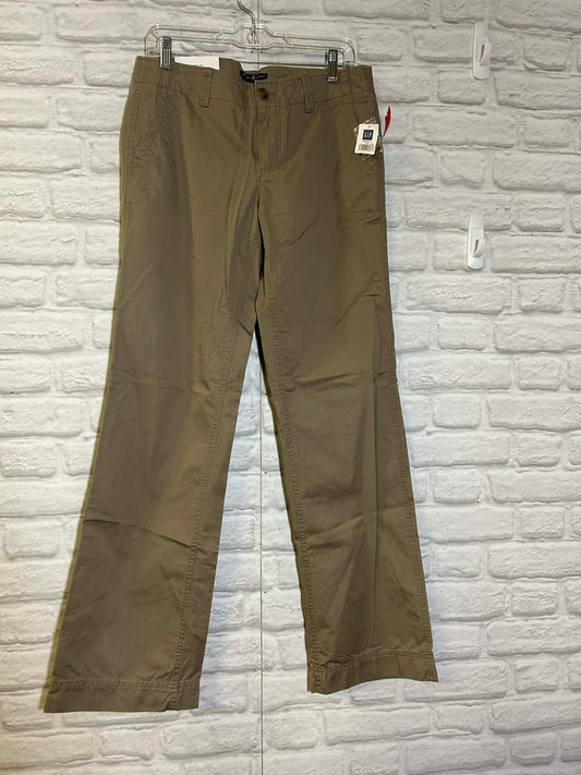 Gap Size 6 Long NWT Khaki Cotton Pants