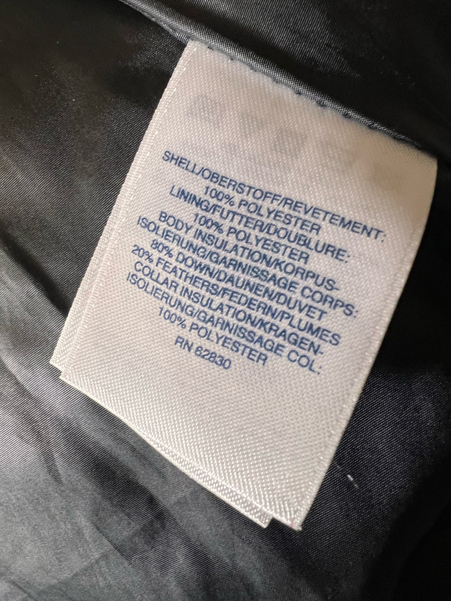 Size XL Petite Land's End  Black Down Filled Quilted Vest