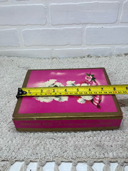 Vintage Box of 'Sparkling Pets' 1960's Greeting Cards