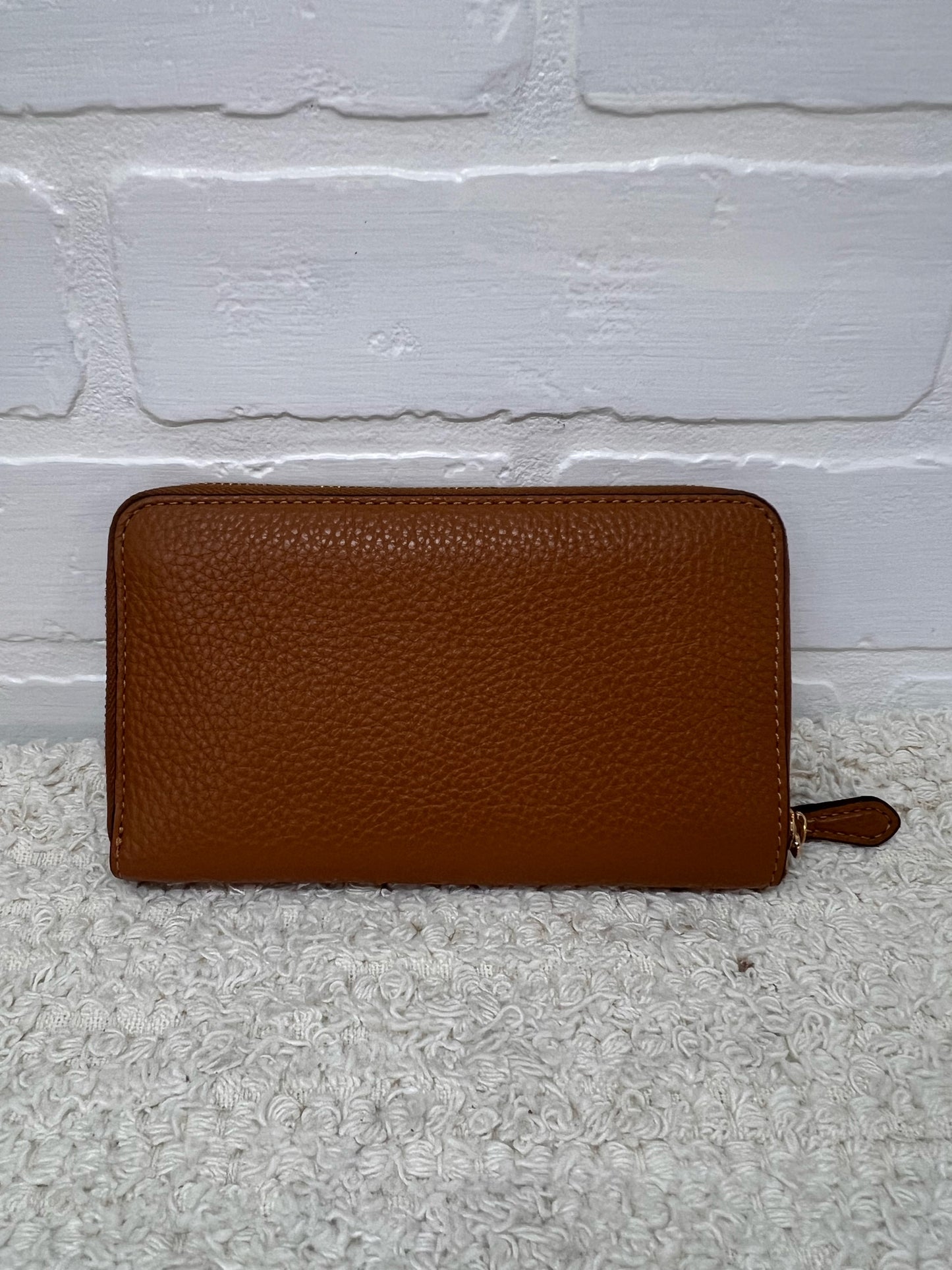 Coach Leather Katy Satchel w/ Diary Embroidery & Coordinating Wallet