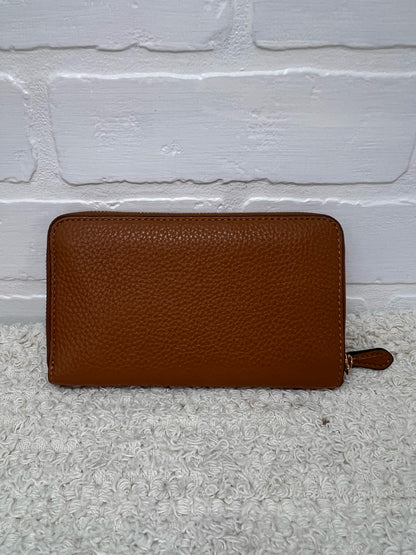 Coach Leather Katy Satchel w/ Diary Embroidery & Coordinating Wallet
