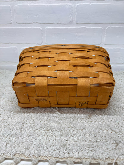 Small Longaberger Wall  Hanging  Basket Dated 1998