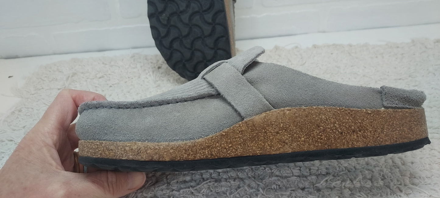 Birkenstock Size 7.5 Gray Buckley Shoes