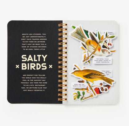 Brass Monkey Salty Birds Sticker Book