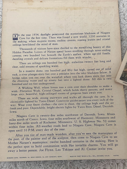 Vintage Niagara Cave Postcard Set