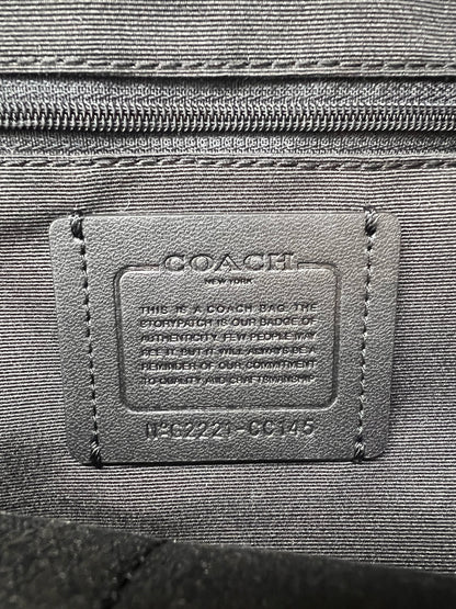Coach Leather Tartan Plaid Court Backpack Bag