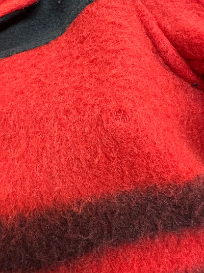 Field & Stream Red & Black Vintage Wool Coat