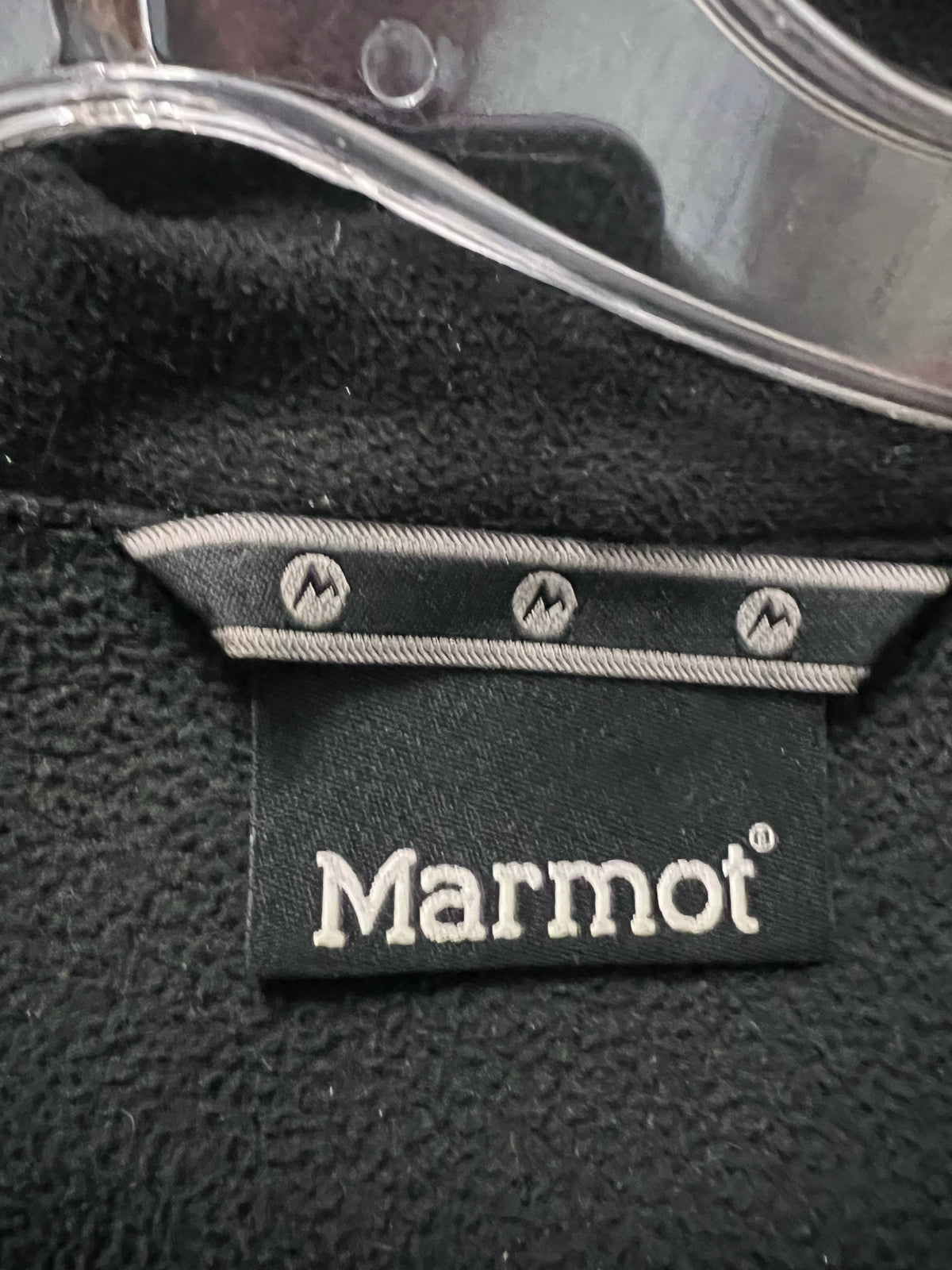 Size L Marmot Furlong Softshell Black Hooded Jacket