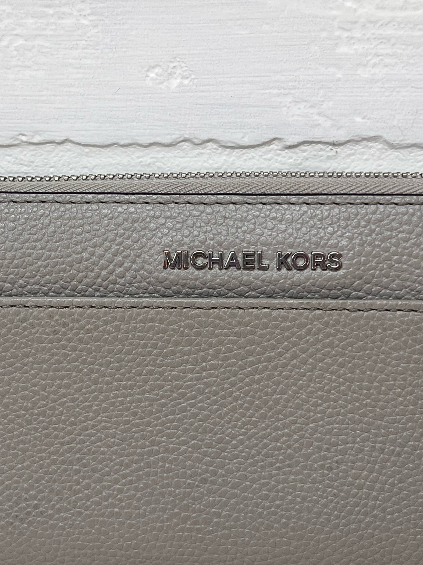 MICHAEL Michael Kors Gray Zip Around  Wallet