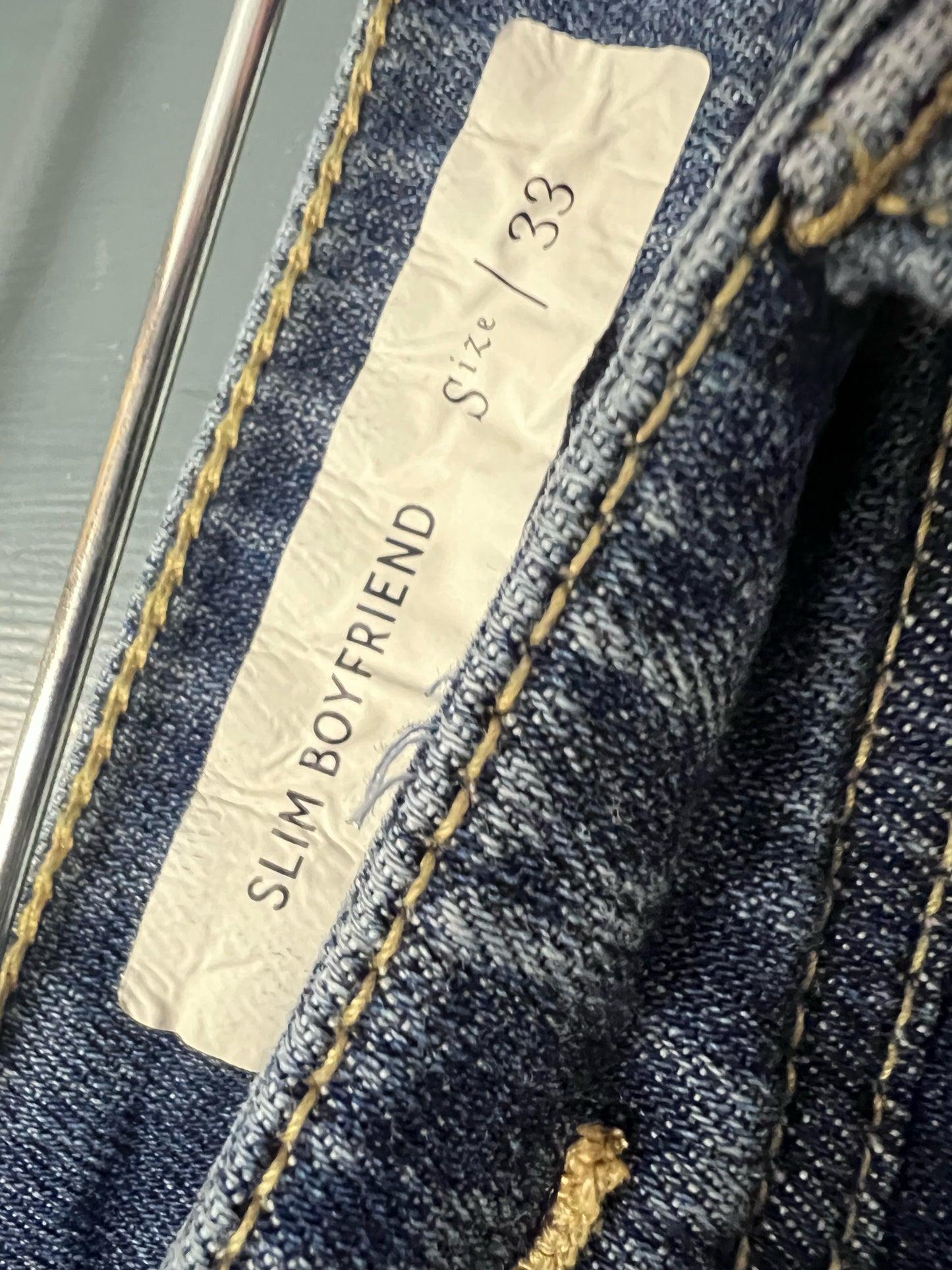 Anthropologie Size 33 Waist Pilcro  Slim Boyfriend Fit Jeans