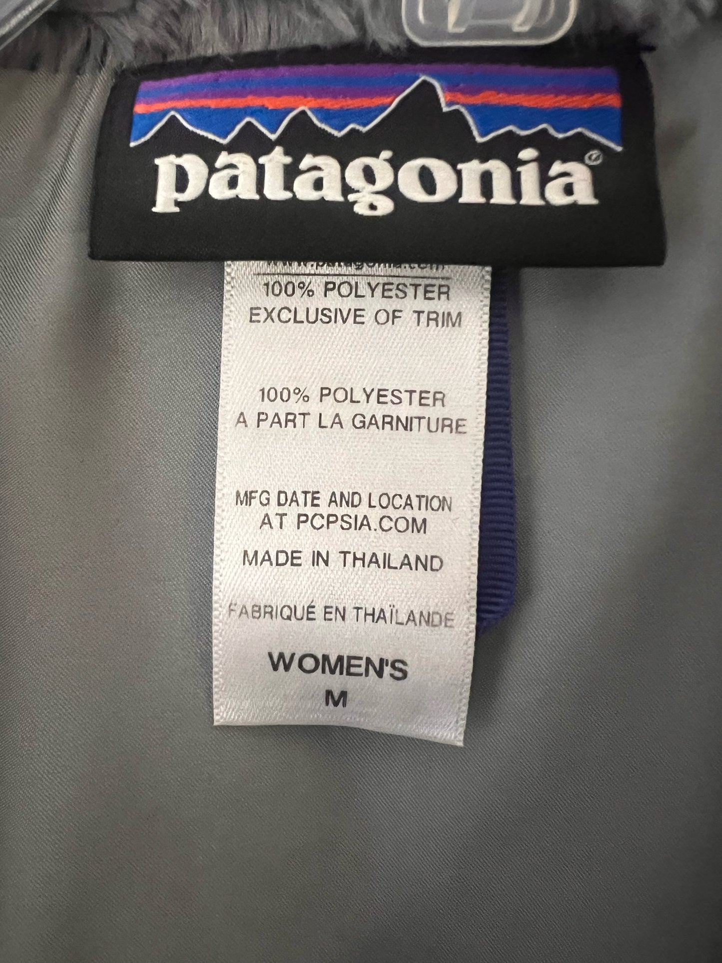 Size M Patagonia Gray & Brown Los Gatos Fleece Vest