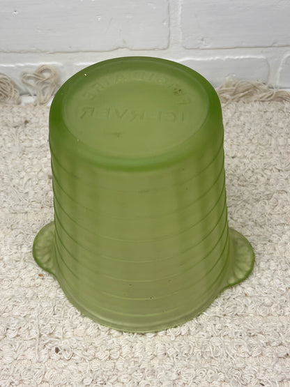 1930's Uranium Glass Frigidaire Ice Bucket