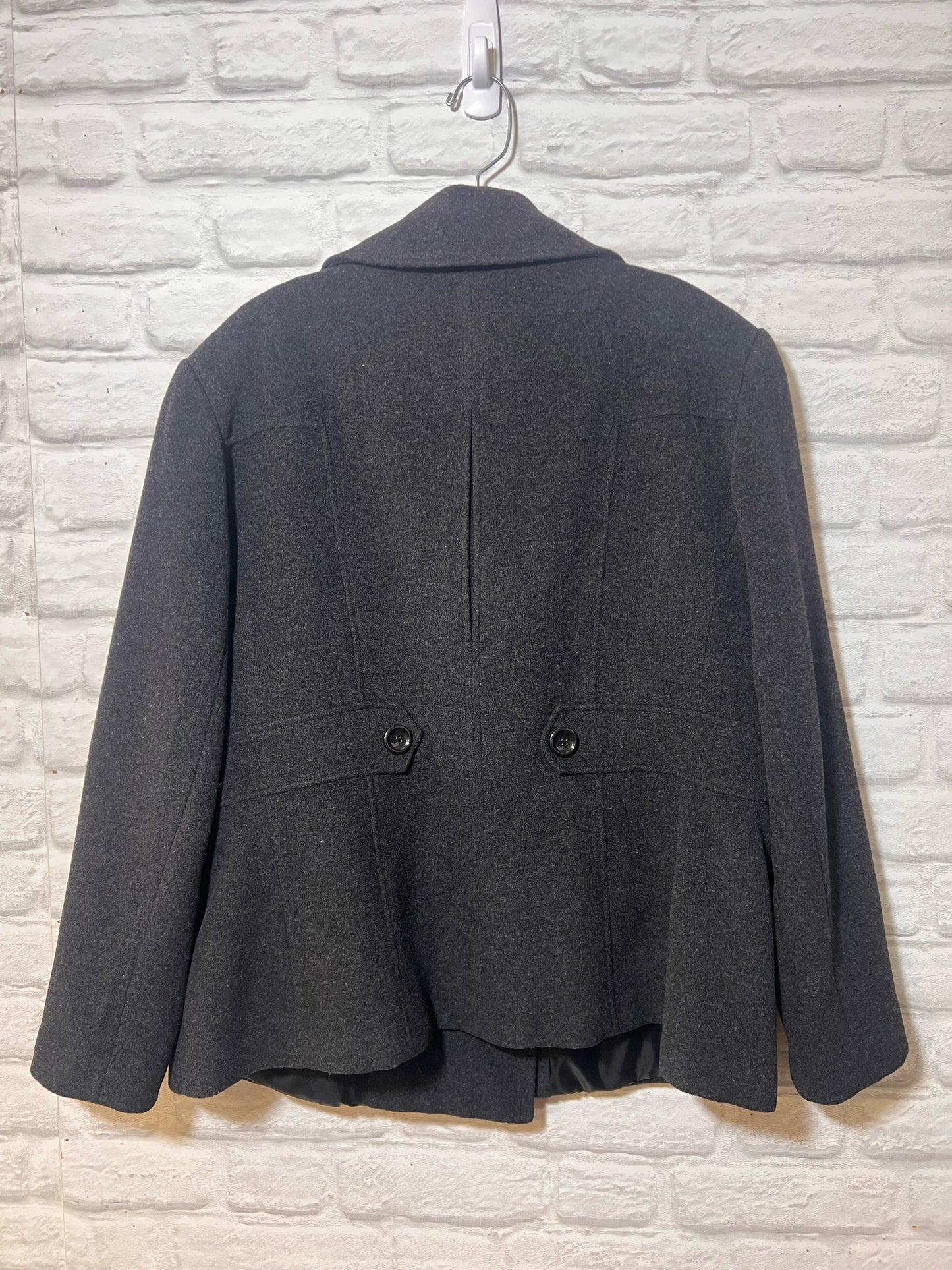 Size Petite XL St. John's Bay Wool Blend Peacoat