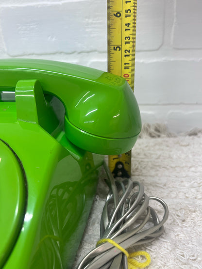 Stromberg-Carlson Lime Green 1970's Dial Corded Telephone