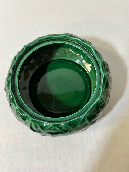 Lefton holly lidded candy dish
