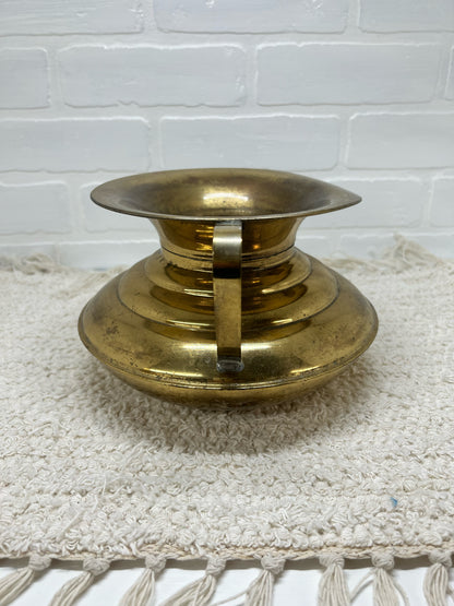 Vintage brass pot w/ water spout