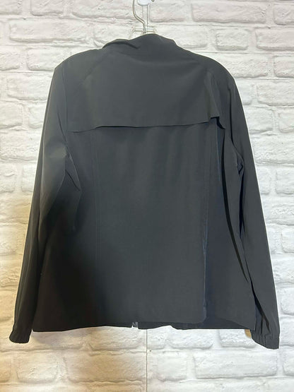 Size L Zenergy Golf by Chico's Black Zip Up Jacket