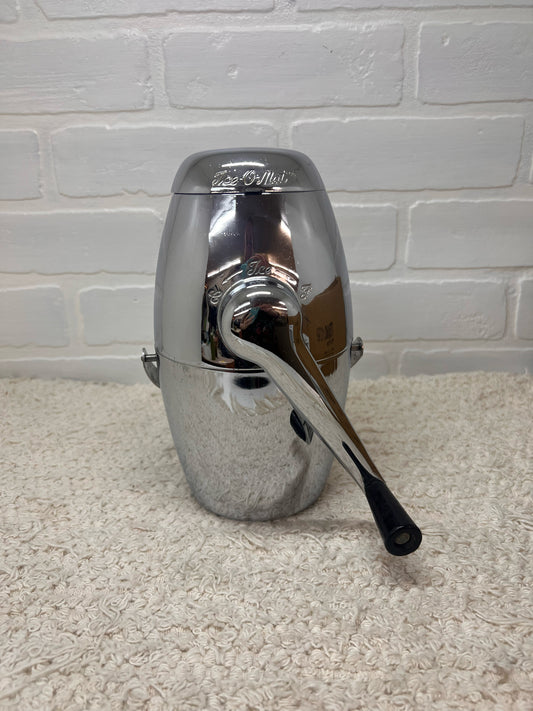 Ice-O-Mat Atomic Age Chrome Ice Grinder